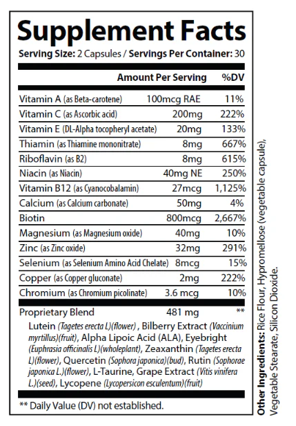 Crystal Vision Product Label